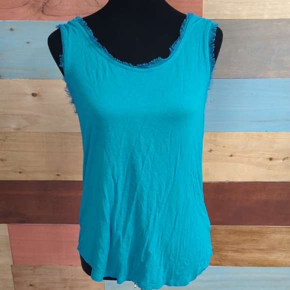 Vibrant Blue Women's Sleeveless Tank Top - Picture 1 of 3